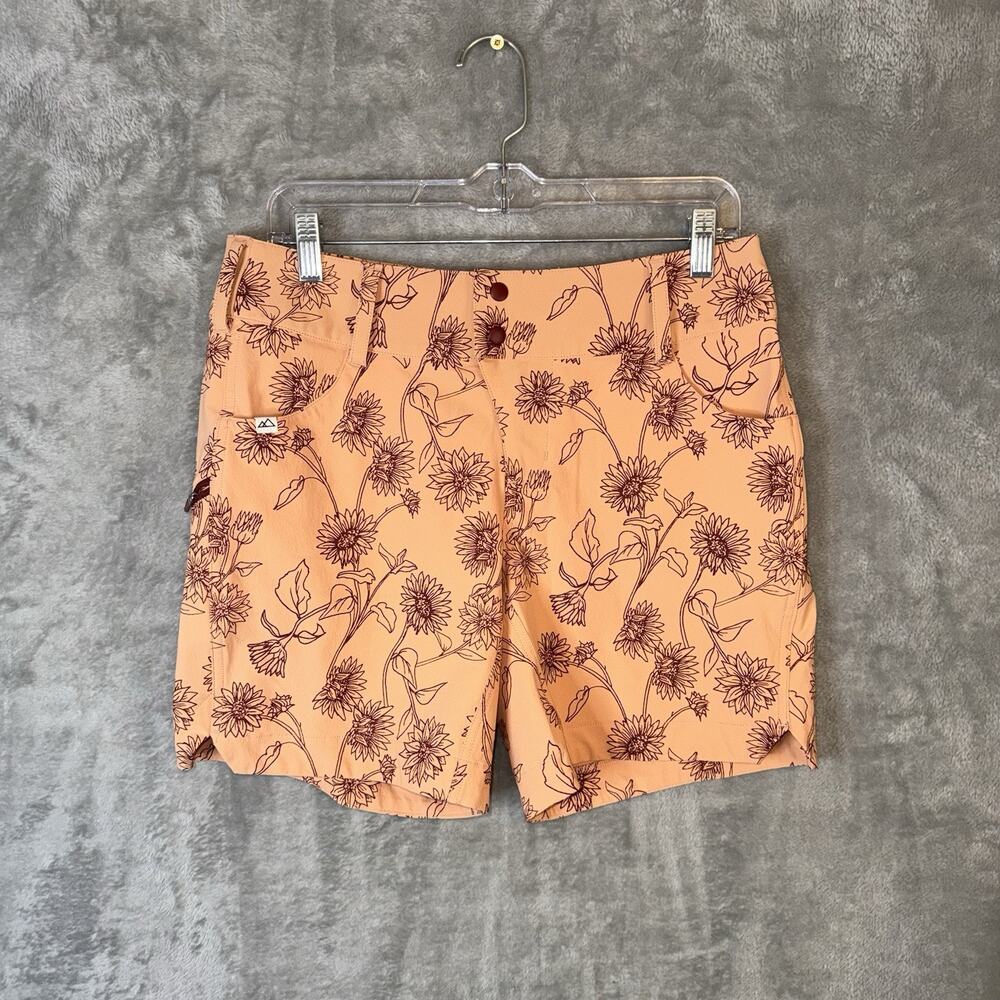 Wild Rye Women's Freel Bike Shorts Sunflower Size 8 7" Inseam Outdoor
